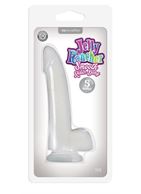 Прозрачный фаллоимитатор на присоске Jelly Rancher 5 Smooth Rider Dong - 15 см.