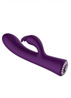 Фиолетовый вибратор кролик Lux (20 см)