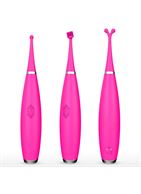 Ультратонкий вибростимулятор SPARKLE kit с набором насадок