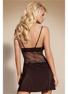 Изысканная сорочка шоколадного цвета Lamia chemise