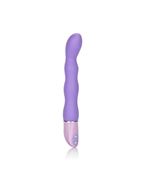 Силиконовый фиолетовый вибратор Lia Magic Wand - 21 см.