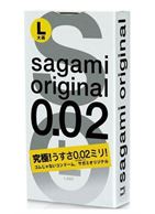 Презервативы Sagami Original L-size увеличенного размера - 3 шт.