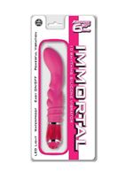 Розовый вибростимулятор G-точки IMMORTAL - 6" 10 FUNCTION VIBRATOR (15,2 см)