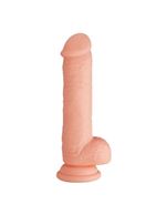 Телесный вибратор реалистик Superior Dong из силикона (17,5 см)