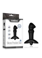 Черный массажер простаты Prostate Stud с вибрацией (11,4 см)