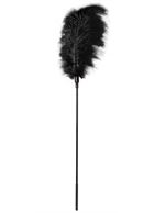 Стек с большим чёрным пером Large Feather Tickler (65 см)