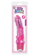 Розовый многоскоростной вибромассажёр Jelly Rancher 6 Vibrating Massager - 19 см.