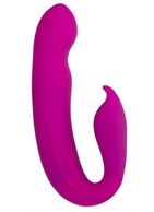 Розовый вибратор G-Spot Dual Stimulator with Rolling Ball (17,1 см)