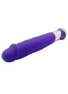 Фиолетовый вибратор ECSTASY Deluxe Rowdy Dong (21,5 см)