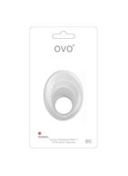 Эрекционное белое кольцо OVO B5