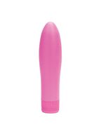 Розовый вибратор SWEET PUSSY IN SILICONE - 13,5 см.