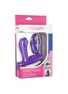 Фиолетовый массажёр простаты Silicone Remote Pinpoint Pleaser с вибрацией