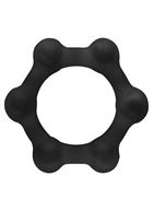 Черное утяжеленное эрекционное кольцо N 83 Weighted Cock Ring