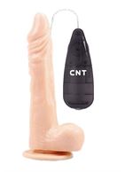 Телесный вибратор реалистик 8.5 Vibrating Beginner Dildo (21,5 см)