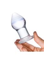 Классическая анальная пробка Amethyst Rain Small (8 см)