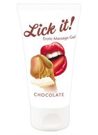 Лубрикант на водной основе Lick it! Chocolate с ароматом шоколада (50 мл)