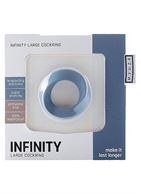 Синее эрекционное кольцо Infinity Large Cockring