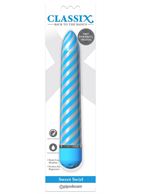 Голубой вибратор Sweet Swirl Vibrator (21,3 см)