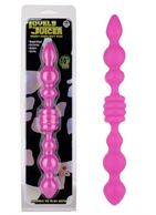 Розовый анальный стимулятор Lovely Juicer Double Ended Butt Plug (25,4 см)