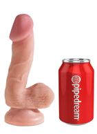 Реалистичный фаллоимитатор Dual Density 6.5 Cock with Balls
