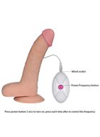 Телесный вибратор реалистик Ultra Soft Dude 8.8 (20 см)