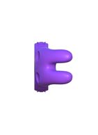 Эрекционное кольцо с вибрацией и подхватом для мошонки Twin Teazer Rabbit Ring