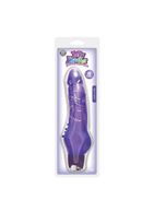 Фиолетовый вибратор Jelly Rancher 8 Vibrating Massager - 23,4 см.