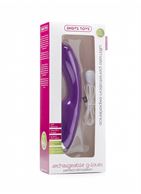 Фиолетовый перезаряжаемый вибратор Rechargeable G-Lover (21 см)