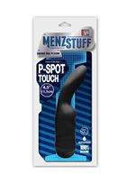 Черный вибромассажёр простаты MENZSTUFF - P-SPOT TOUCH VIBE