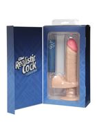 Вибромассажер-реалистик на присоске THE REALISTIC COCK Vibrating 6” (21,6 см)