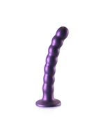Фиолетовый фаллоимитатор 6.5" Beaded G-Spot (17 см)