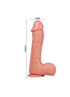 Вибратор-реалистик на присоске The Big Penis - 20,5 см.