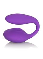 Фиолетовый перезаряжаемый вибромассажер Silhouette S8 