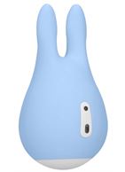 Голубой клиторальный стимулятор Sugar Bunny - 9,5 см.