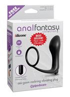 Анальная пробка с вибрацией с эрекционным кольцом Ass-Gasm Cockring Vibrating Plug