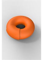 Оранжевый многофункциональный вибратор DONUT ORANGE