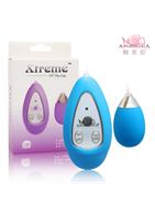 Голубое виброяичко Xtreme 10F Egg