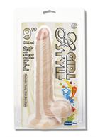 Телесный фаллоимитатор G-GIRL STYLE 9INCH DONG WITH SUCTION CAP - 22,8 см.