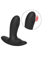 Черный массажер простаты с пультом-браслетом Eclipse Wristband Remote Pulsing Probe (11,5 см)