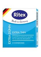 Ультратонкие презервативы RITEX EXTRA DUNN (3 шт)
