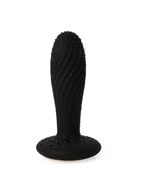 Чёрная анальная пробка Bella Black - 11,3 см.