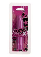 Фиолетовый классический вибромассажёр BASICX MULTISPEED VIBRATOR PURPLE 5INCH - 13 см.
