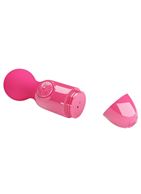 Розовый мини-вибратор с шаровидной головкой Mini Stick