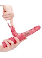 Розовый вибратор кролик Rotating Rabbit (23 см)