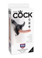 Страпон на виниловых трусиках Strap-on Harness Cock (17,8 см)