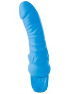 Голубой вибратор Classix Mr. Right Vibrator (18,4 см)