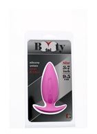 Розовая анальная пробка BOOTYFUL ANAL PLUG SMALL PINK - 9,5 см.