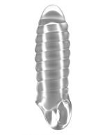 Прозрачная насадка на пенис закрытого типа N 36 Stretchy Thick Penis Extension - 15,2 см.