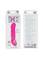 Ярко-розовый вибратор Body  Soul Sultry