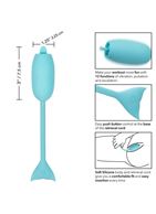 Голубой вибромассажер-яйцо Rechargeable Kegel Teaser